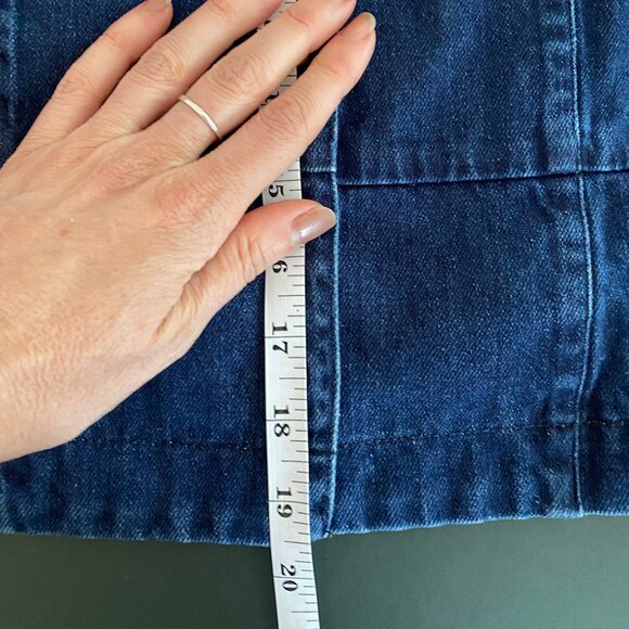 Ilana Kohn | Indigo Denim Cropped Jacket/Top π β Size L - Picture 12 of 12